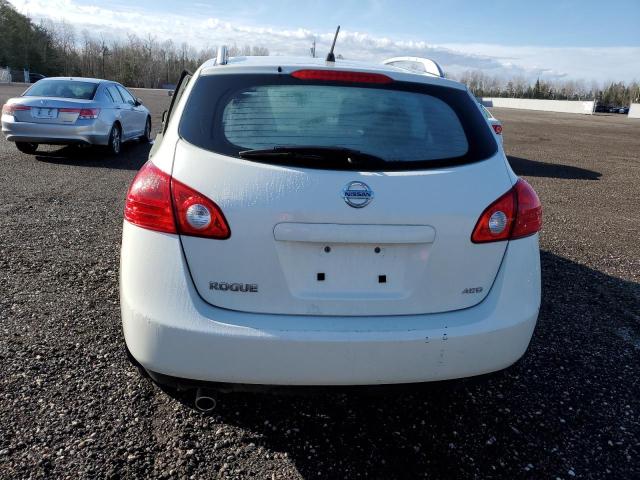 JN8AS5MV7AW136369 - 2010 NISSAN ROGUE S WHITE photo 6