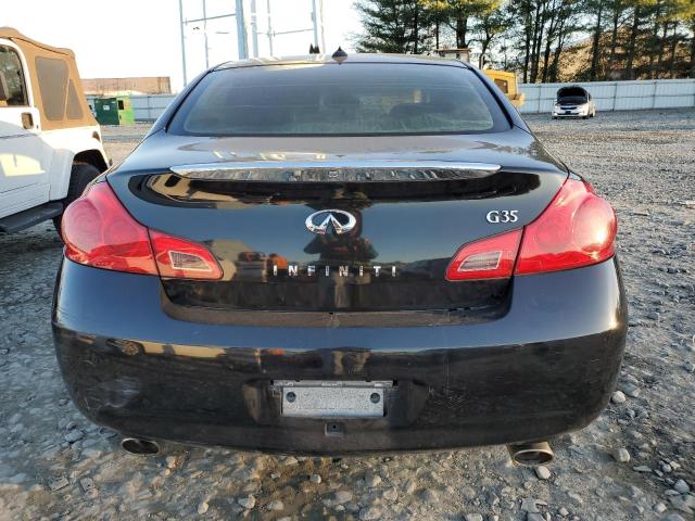 JNKBV61E18M215347 - 2008 INFINITI G35 BLACK photo 6