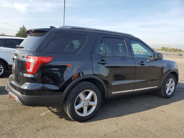 1FM5K7D84HGD51582 - 2017 FORD EXPLORER XLT შავი ფოტო 3