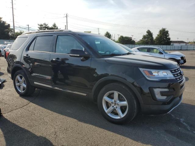 1FM5K7D84HGD51582 - 2017 FORD EXPLORER XLT შავი ფოტო 4