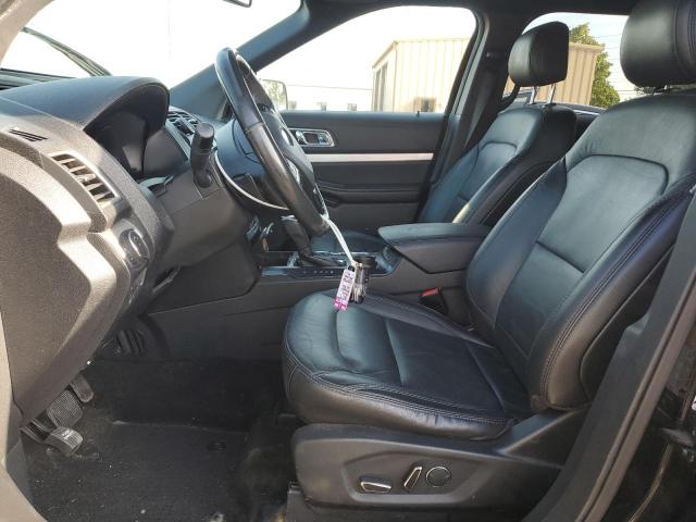 1FM5K7D84HGD51582 - 2017 FORD EXPLORER XLT შავი ფოტო 7