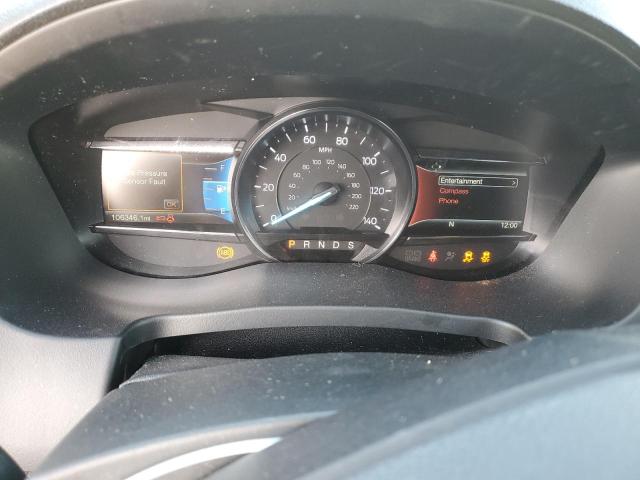 1FM5K7D84HGD51582 - 2017 FORD EXPLORER XLT შავი ფოტო 9