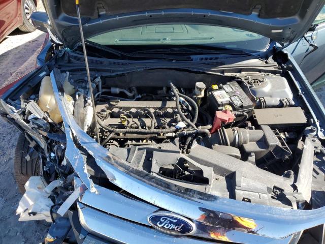 3FAHP0JA0CR389948 - 2012 FORD FUSION SEL BLUE photo 11