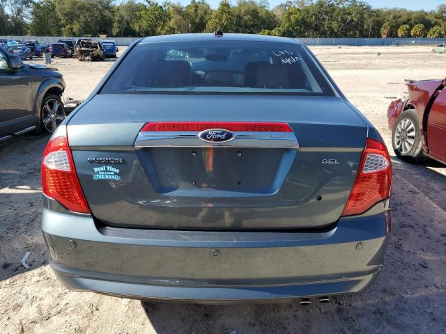 3FAHP0JA0CR389948 - 2012 FORD FUSION SEL BLUE photo 6