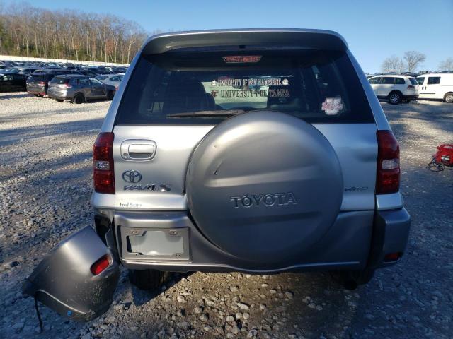 JTEHD20V650044411 - 2005 TOYOTA RAV4 SILVER photo 6