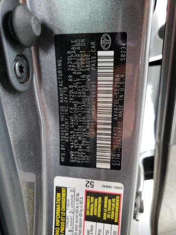 4T1B11HK6KU788081 - 2019 TOYOTA CAMRY L Сұр фото 13