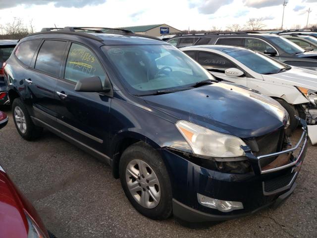 1GNER13D79S174267 - 2009 CHEVROLET TRAVERSE LS BLUE photo 4