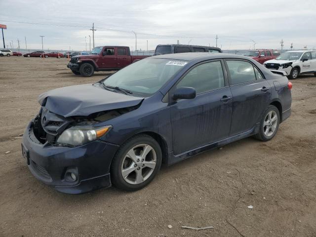 2T1BU4EE3BC554974 - 2011 TOYOTA COROLLA BASE BLUE photo 1