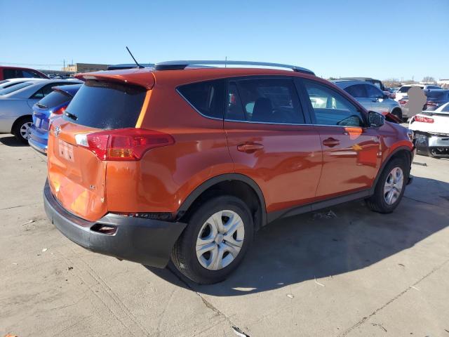 JTMZFREV4FD066955 - 2015 TOYOTA RAV4 LE ORANGE photo 3