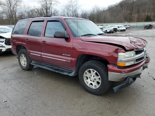 1GNEK13Z53J175317 - 2003 CHEVROLET TAHOE K1500 BURGUNDY photo 4