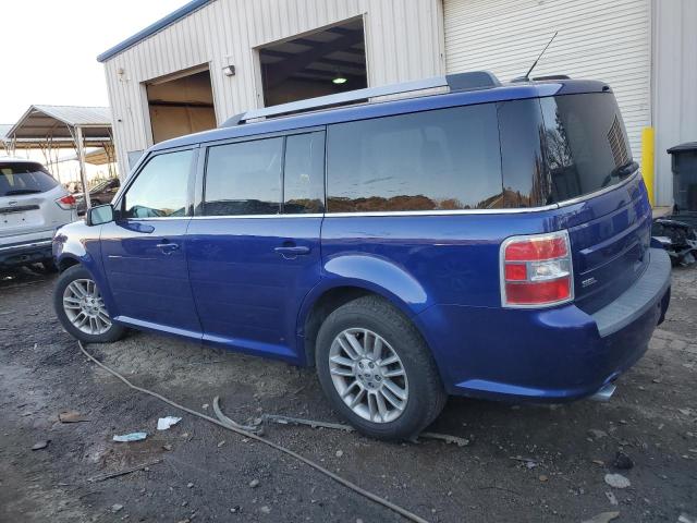 2FMHK6C88DBD05439 - 2013 FORD FLEX SEL BLUE photo 2