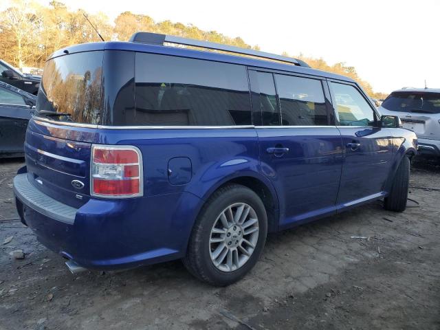 2FMHK6C88DBD05439 - 2013 FORD FLEX SEL BLUE photo 3