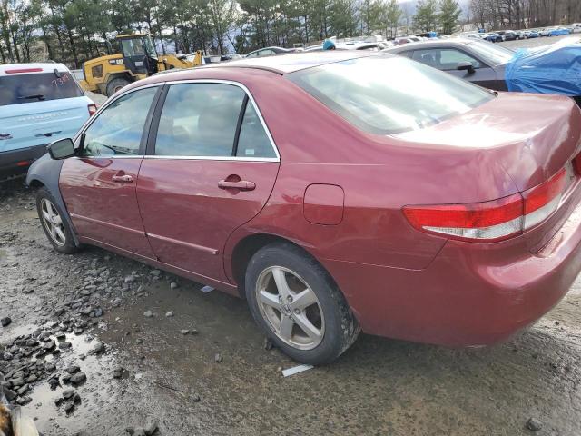 1HGCM56643A090537 - 2003 HONDA ACCORD EX BURGUNDY photo 2