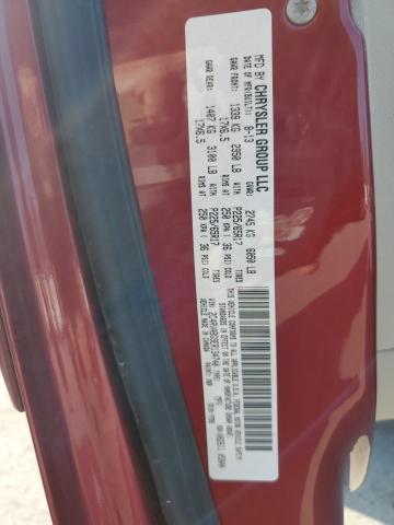 2C4RVABG9ER134740 - 2014 VOLKSWAGEN ROUTAN SE RED photo 13
