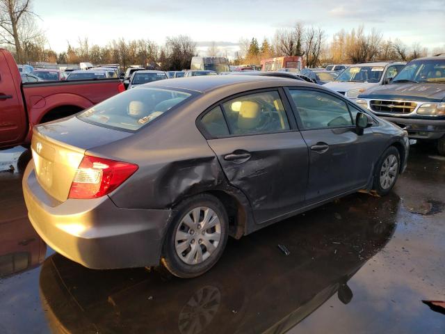 JHMFB2F58CS003223 - 2012 HONDA CIVIC LX GRAY photo 3