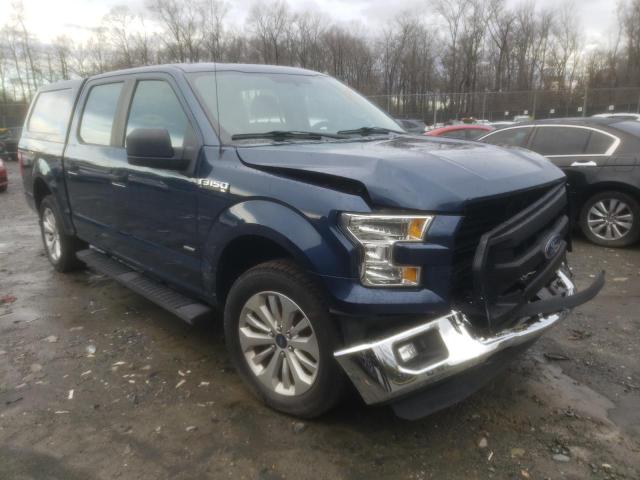 1FTEW1EP4GFC80982 - 2016 FORD F150 SUPERCREW BLUE photo 4