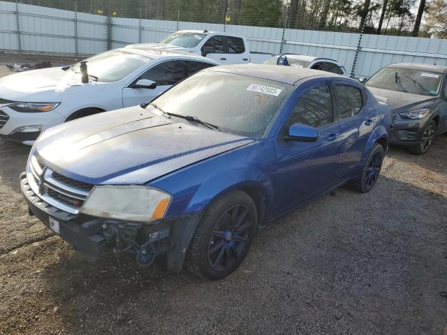 1C3CDZEG1CN212378 - 2012 DODGE AVENGER SXT BLUE photo 1