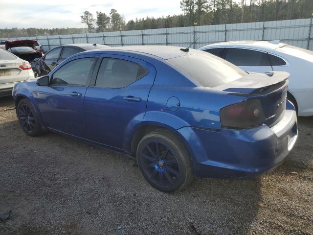 1C3CDZEG1CN212378 - 2012 DODGE AVENGER SXT BLUE photo 2