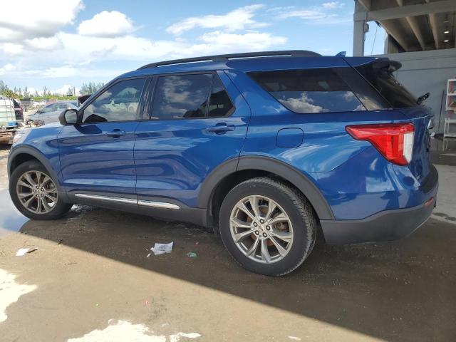 1FMSK8DH5LGA51809 - 2020 FORD EXPLORER XLT BLUE photo 2