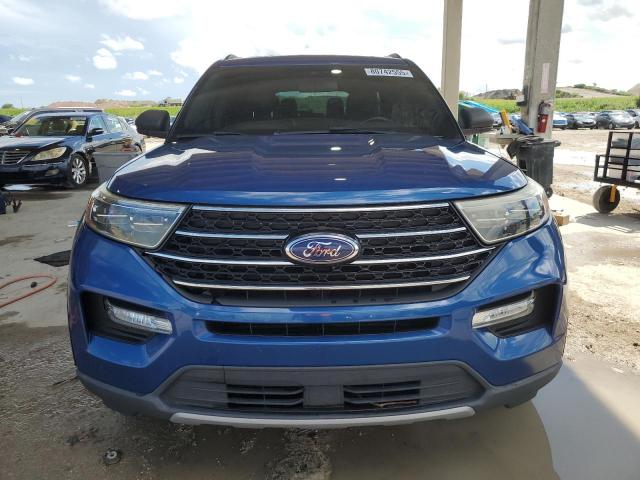 1FMSK8DH5LGA51809 - 2020 FORD EXPLORER XLT BLUE photo 5