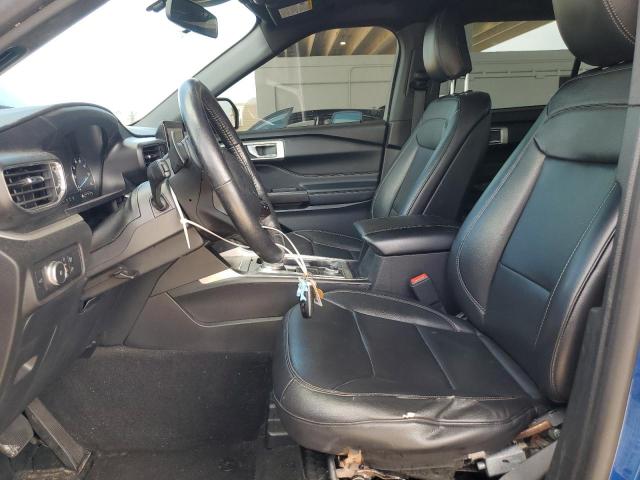 1FMSK8DH5LGA51809 - 2020 FORD EXPLORER XLT BLUE photo 7