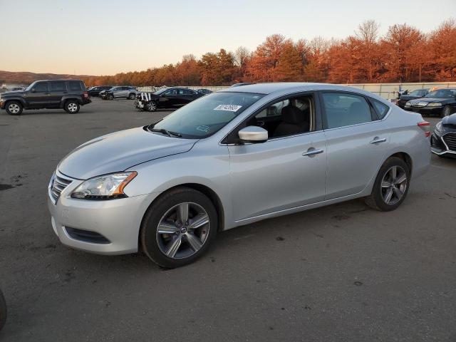 3N1AB7AP3FL663435 - 2015 NISSAN SENTRA S SILVER photo 1