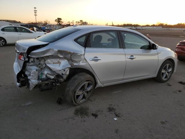 3N1AB7AP3FL663435 - 2015 NISSAN SENTRA S SILVER photo 3