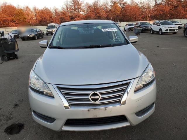 3N1AB7AP3FL663435 - 2015 NISSAN SENTRA S SILVER photo 5