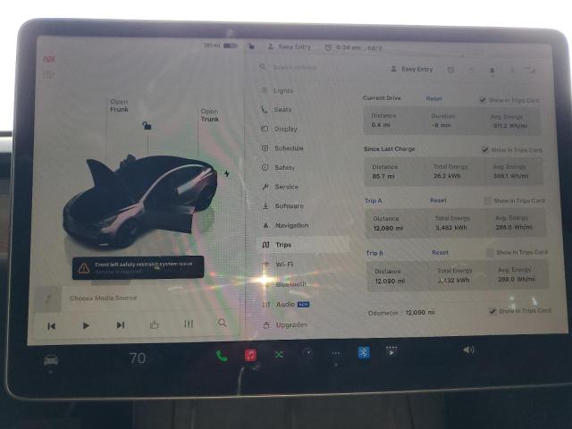 5YJ3E1EB1PF386714 - 2023 TESLA MODEL 3 Gri fotoğraf 9