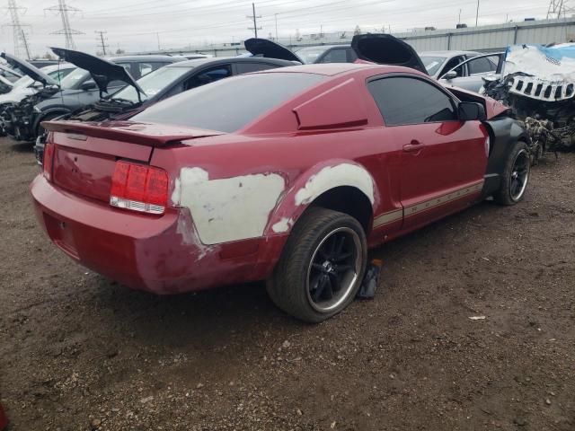 1ZVHT80N285114520 - 2008 FORD MUSTANG RED photo 3