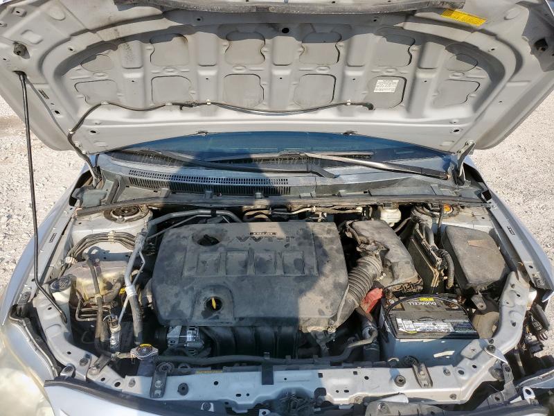 2T1BU4EE4BC546463 - 2011 TOYOTA COROLLA BASE SILVER photo 11
