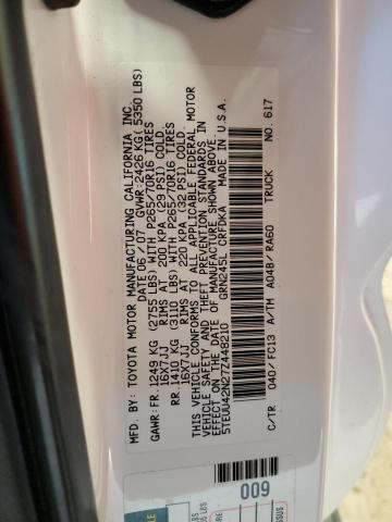 5TEUU42N27Z448210 - 2007 TOYOTA TACOMA ACCESS CAB Ақ фото 13