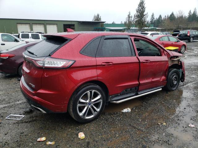 2FMPK4AP0JBC23713 - 2018 FORD EDGE SPORT RED photo 3