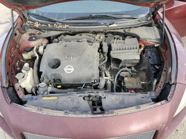 1N4AA5AP3AC834280 - 2010 NISSAN MAXIMA S BURGUNDY photo 11