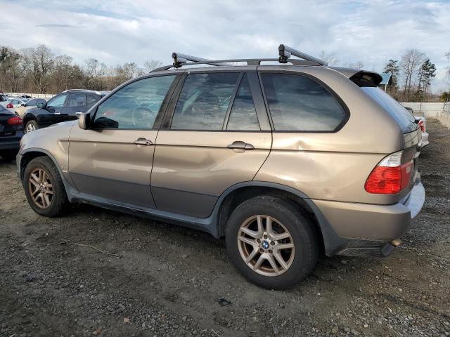 5UXFA13555LU48257 - 2005 BMW X5 3.0I TAN photo 2