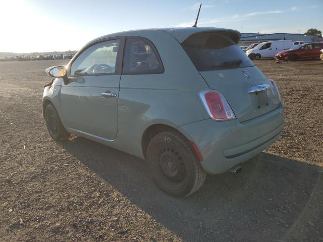 3C3CFFAR8DT604842 - 2013 FIAT 500 POP GREEN photo 2