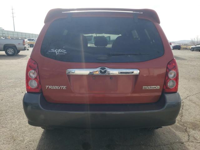 4F2CZ06145KM47588 - 2005 MAZDA TRIBUTE S ORANGE photo 6