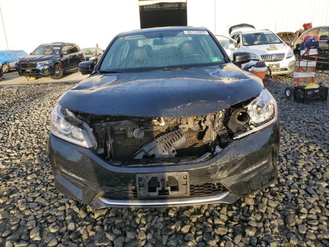 1HGCR2F82GA103566 - 2016 HONDA ACCORD EXL BLACK photo 5