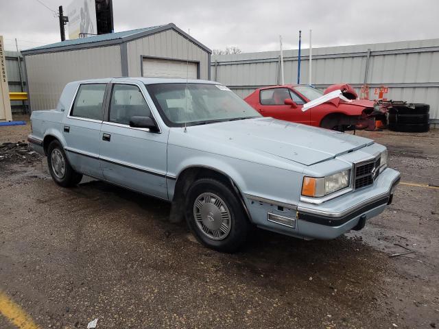 1B3BU4635JD201426 - 1988 DODGE DYNASTY BLUE photo 4