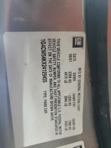 1G4CW54KX24129455 - 2002 BUICK PARK AVENU 棕色 照片 12