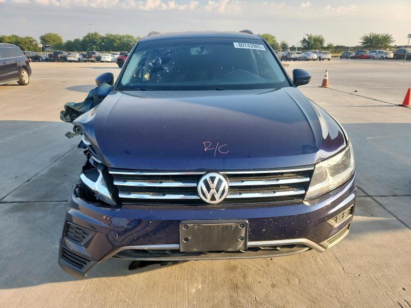 3VV1B7AX5MM066860 - 2021 VOLKSWAGEN TIGUAN S BLUE photo 5