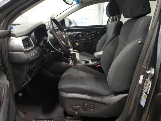 5XYPGDA32KG600056 - 2019 KIA SORENTO L GRAY photo 7