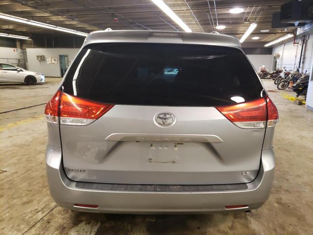 5TDKK3DC7BS122394 - 2011 TOYOTA SIENNA LE SILVER photo 6