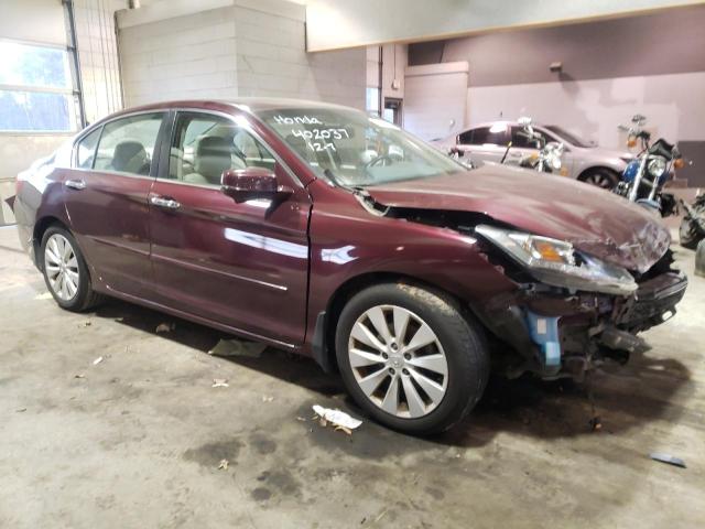 1HGCR2F83FA110749 - 2015 HONDA ACCORD EXL BURGUNDY photo 4