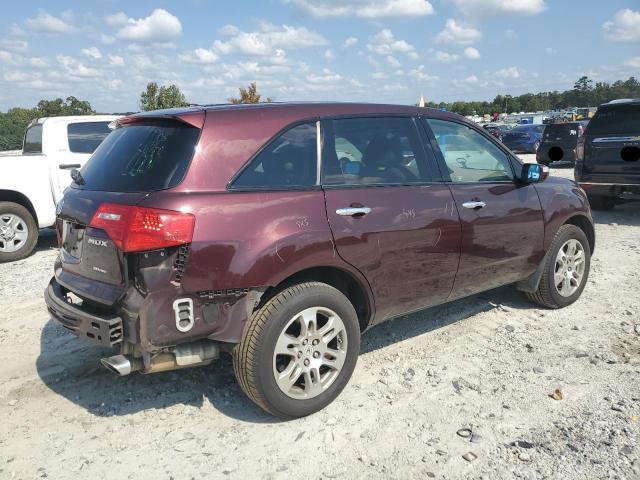 2HNYD28659H527241 - 2009 ACURA MDX TECHNOLOGY Burgund zdjęcie 3