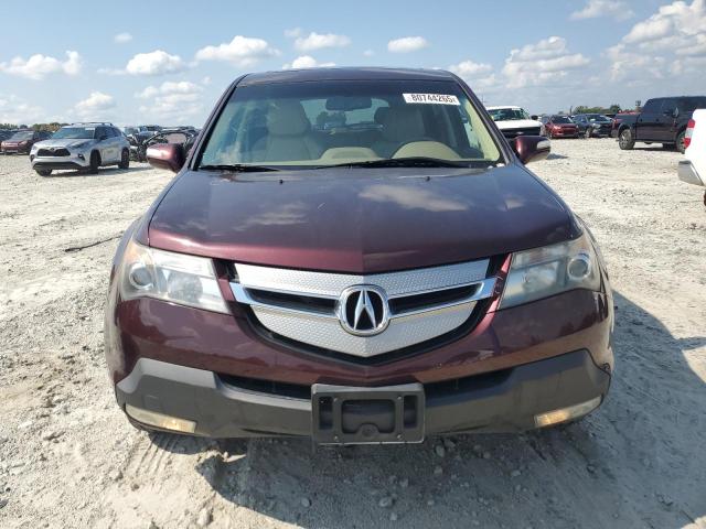 2HNYD28659H527241 - 2009 ACURA MDX TECHNOLOGY Burgund zdjęcie 5