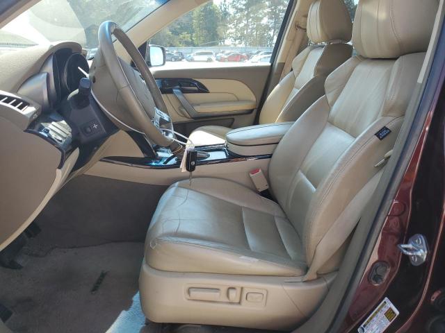 2HNYD28659H527241 - 2009 ACURA MDX TECHNOLOGY Burgund zdjęcie 7