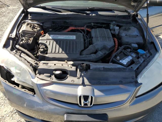 JHMES95664S012096 - 2004 HONDA CIVIC HYBRID SILVER photo 11