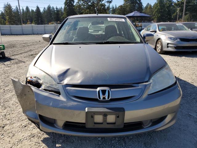 JHMES95664S012096 - 2004 HONDA CIVIC HYBRID SILVER photo 5