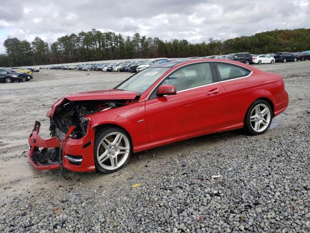 WDDGJ4HB1CF756128 - 2012 MERCEDES-BENZ C 250 RED photo 1